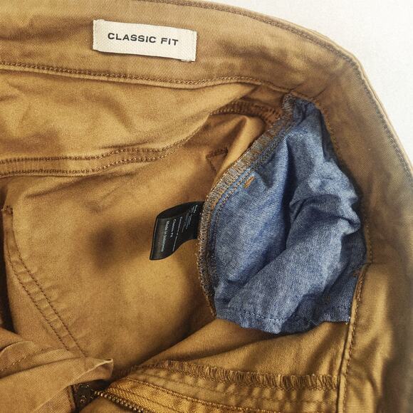 Flint And Tinder 365 Pants Mens 31x30 Khaki Classic Fit Stretch Chinos Huckberry - Picture 8 of 16